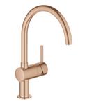 Keukenmengkraan GROHE Minta C-Uitloop Warm Sunset Geborsteld