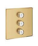 Opbouwdeel GROHE Smartcontrol Volume (3X), Vierkant Cool Sunrise Geborsteld