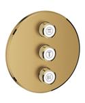 Opbouwdeel GROHE Smartcontrol Volume, Rond (3X) Cool Sunrise Geborsteld