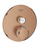 Opbouwdeel GROHE Grohtherm Smartcontrol Douche T, Rond Warm Sunset Geborsteld