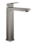Wastafelmengkraan GROHE Eurocube Xl-Size Gladde Body Hard Graphite Geborsteld