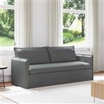 vidaXL Bank Donkergrijs 196 x 82 x 85 cm Stof