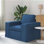 vidaXL Bank Blauw 103 x 80 x 82 cm Stof