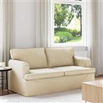 vidaXL Bank Crème 142 x 80 x 85 cm Stof