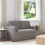 vidaXL Bank Taupe 139 x 78 x 80 cm Stof