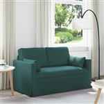 vidaXL Bank Donkergroen 139 x 78 x 80 cm Stof