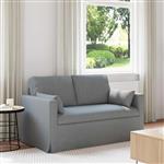 vidaXL Bank Lichtgrijs 139 x 78 x 80 cm Stof