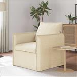 vidaXL Bank Crème 195 x 82 x 85 cm Stof