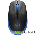 Logitech M190 Zwart/Blauw Draadloze Muis