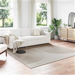 vidaXL Vloerkleden Vierkant GALATI Crème 240 x 240 cm Polyester