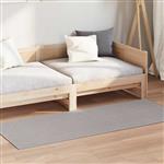 vidaXL Vloerkleden LUGO Crème en Taupe 200 x 80 cm Polyester