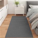 vidaXL Vloerkleden Rechthoekig PALMERAS Antraciet 150 x 80 cm