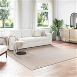 vidaXL Vloerkleden Vierkant FARO Crème 240 x 240 cm Polyester