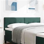 vidaXL Hoofdbord met hoofdeinde Donkergroen 144 cm Nep Leer