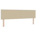 vidaXL Hoofdbord met hoofdeinde Lichtgroen Grijs 180 cm Nep Leer