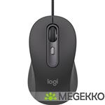 Logitech Signature Wired M520 for Business muis Kantoor Ambidextrous USB Type-C Optisch 4000 DPI