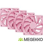 Hyte FA12 120mm PWM Fan 4 Pack [STRAWBERRY MILK]