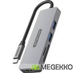 Sitecom 5 in 1 USB-C Multiport Adapter