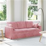 vidaXL Bank Roze 198 x 78 x 80 cm Fluweel