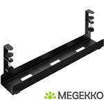 ICY BOX IB-EWA101B-CM Bureau Kabelgoot Zwart 1 stuk(s)