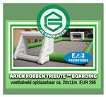 voetbalboarding opblaasbaar 20x12m. huur brabant 