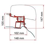 Fiamma Mercedes V Class Kit H1-L2 >2014 F40Van
