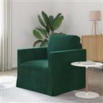 vidaXL Bank Donkergroen 78 x 78 x 80 cm Fluweel