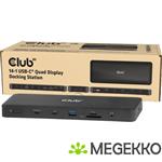 CLUB3D Club 3D 14-in-1 USB-C Quad Display Dockingstation - 4 Schermen & 100W Snelladen