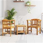 vidaXL Rozenbank Natuurlijk 68,5 x 46 x 82,5 cm Massief Acaciahout