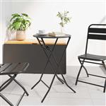 vidaXL Tuinstafel Antraciet 50 x 50 x 72 cm Metaal