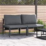 vidaXL Buitenmeubilair 2 Stuk Antraciet 80 x 80 x 71 cm Staal
