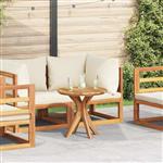 vidaXL Bijzettafel Bruin 55 x 55 x 51 cm Massief Teakhout