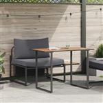 vidaXL Buiten Stalen Zsitjes 2 pcs Antraciet Staal