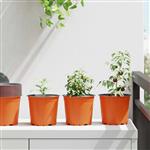 vidaXL Bloempot 50 pcs Terracotta Ø 15 x 13 cm Kunststof