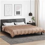 vidaXL Vol jaar dekbed Goud 200 x 200 cm Satijn en Microfiber