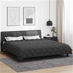 vidaXL Winter Dekbed Antraciet 220 x 240 cm Microfiber