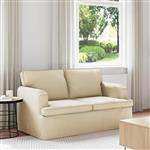 vidaXL Bank Crème 144 x 80 x 85 cm Stof