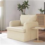 vidaXL Bank Crème 84 x 80 x 85 cm Stof