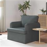 vidaXL Bank Donkergrijs 84 x 80 x 85 cm Stof