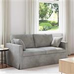 vidaXL Bank Lichtgrijs 158 x 78 x 80 cm Fluweel