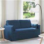vidaXL Bank Blauw 158 x 78 x 80 cm Stof