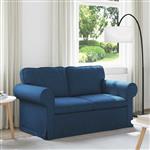 vidaXL Bank Blauw 155 x 82 x 80 cm Stof