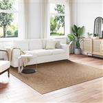 vidaXL Vloerkleden Moiré Vierkant AGIRA Naturel 240 x 240 cm Polyester