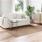 vidaXL Vloerkleden Moiré Vierkant AGIRA Naturel 120 x 120 cm Polyester