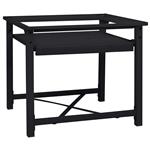 vidaXL Wasmachine Pedestal Zwart 60 x 56 x 52 cm Staal