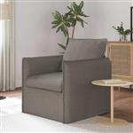 vidaXL Bank Taupe 195 x 82 x 85 cm Stof