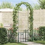 vidaXL Tuin Boog met slot Groen 102 x 50 x 218 cm