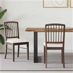 vidaXL Eettafelstoelen 2 pcs Licht Bruin 50 x 52,5 x 91 cm