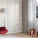 vidaXL Metalen kerstboom met standaard Goud 148 cm Poedergecoat staal