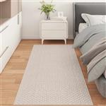 vidaXL Vloerkleden Rechthoekig FARO Crème 150 x 80 cm Polyester